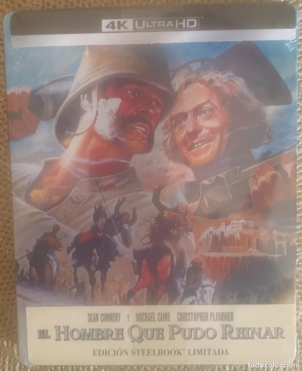Cine: EL HOMBRE QUE PUDO REINAR (John Huston, 1975) - EDICION METALICA 4K UHD BLU RAY