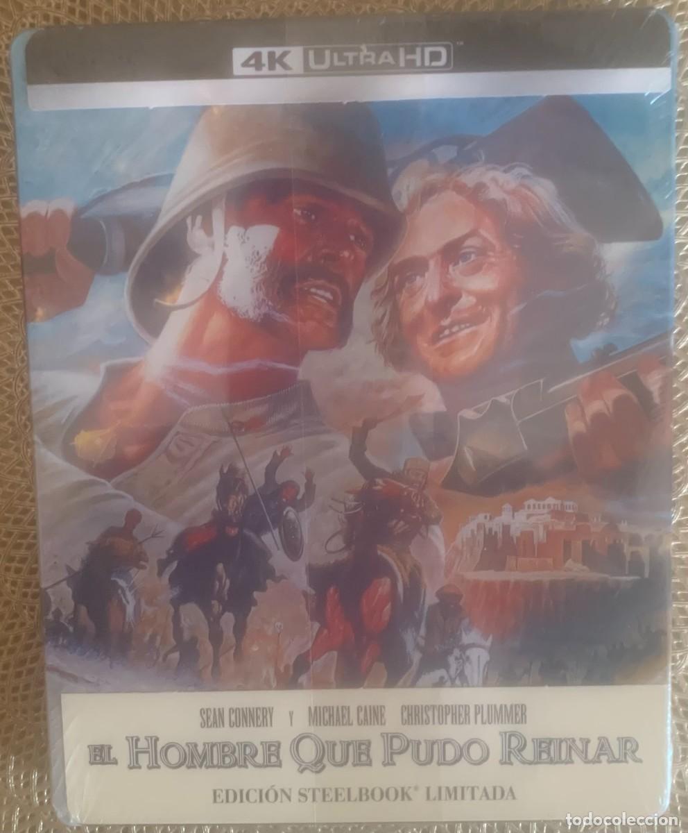 Cine: EL HOMBRE QUE PUDO REINAR (John Huston, 1975) - EDICION 4K UHD BLU RAY