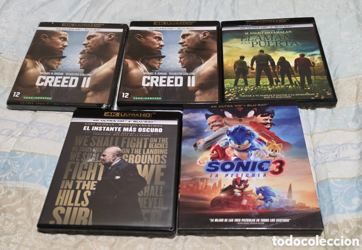 Cine: Vendo pack Pel&iacute;culas Blu-ray 4k