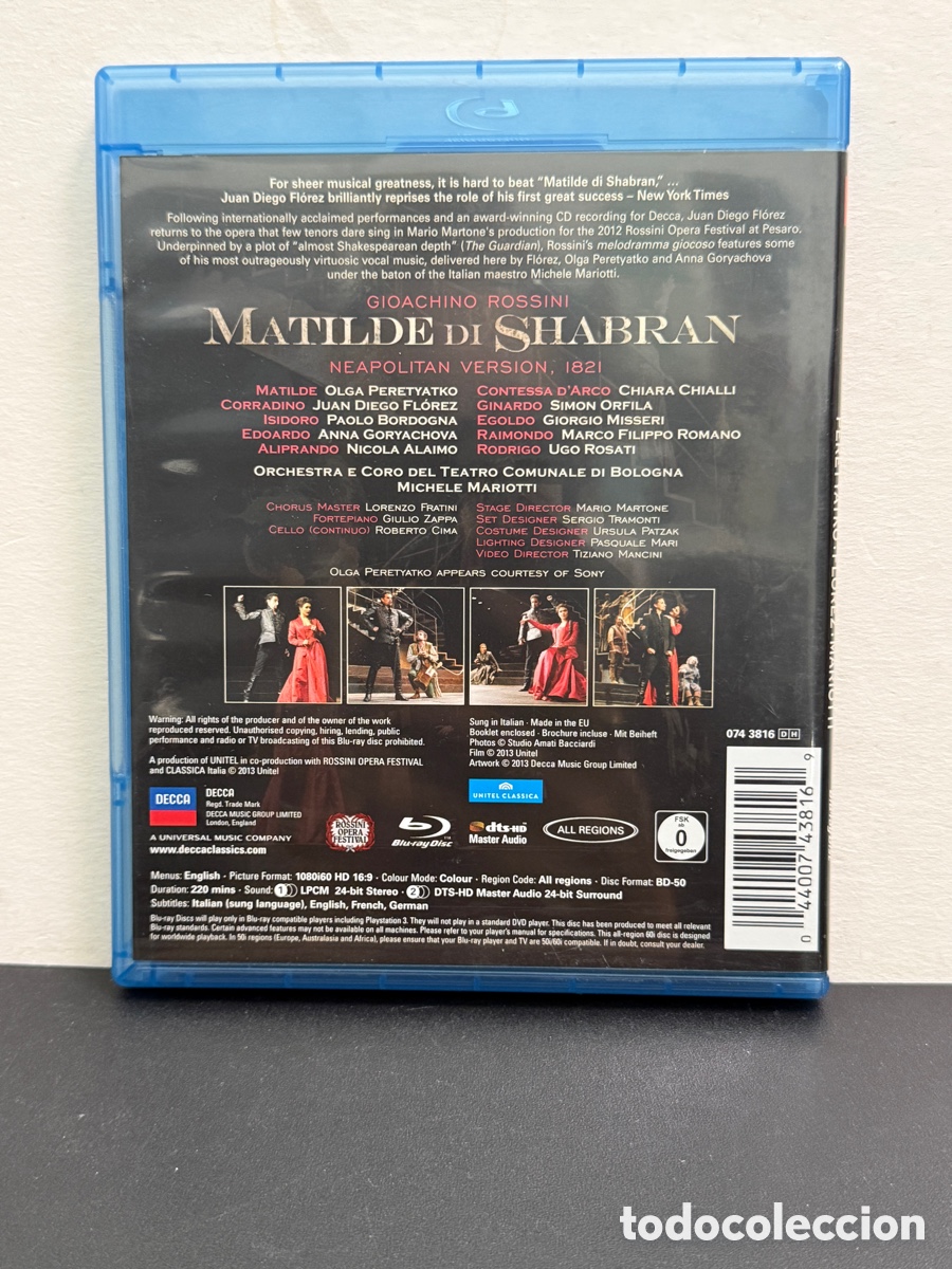 Cine: Rossini - Mathilde Di Shabran (Blu-ray) - Foto 2