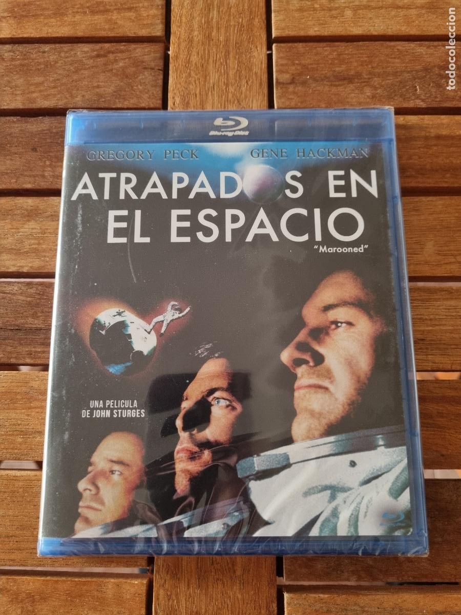 Cine: Atrapados en el espacio - Blu-ray nuevo - Marooned - Gregory Peck y Gene Hackman
