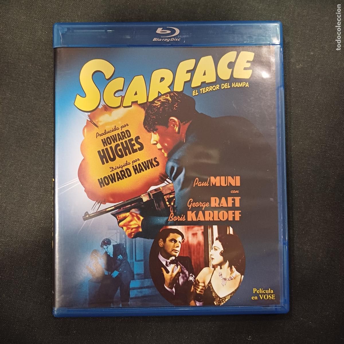 Cine: SCARFACE/EL TERROR DEL HAMPA/BLU RAY DISC.