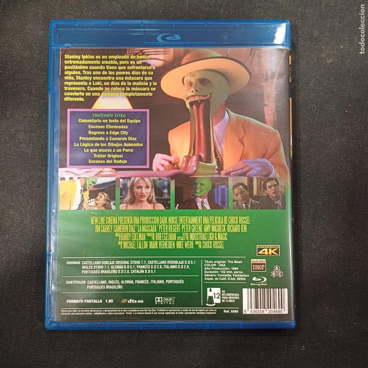 Cine: LA MASCARA/BLU RAY DISC. - Foto 3
