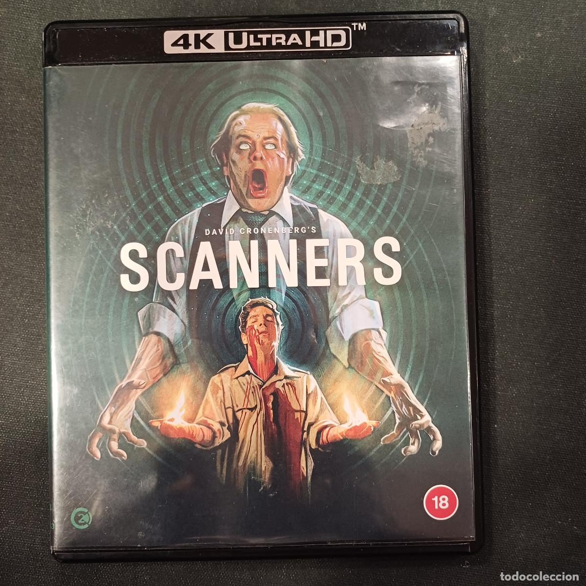 Cine: SCANNERS/DAVID CRONENBERG'S/BLU RAY/FALTA EL DISCO 4K.