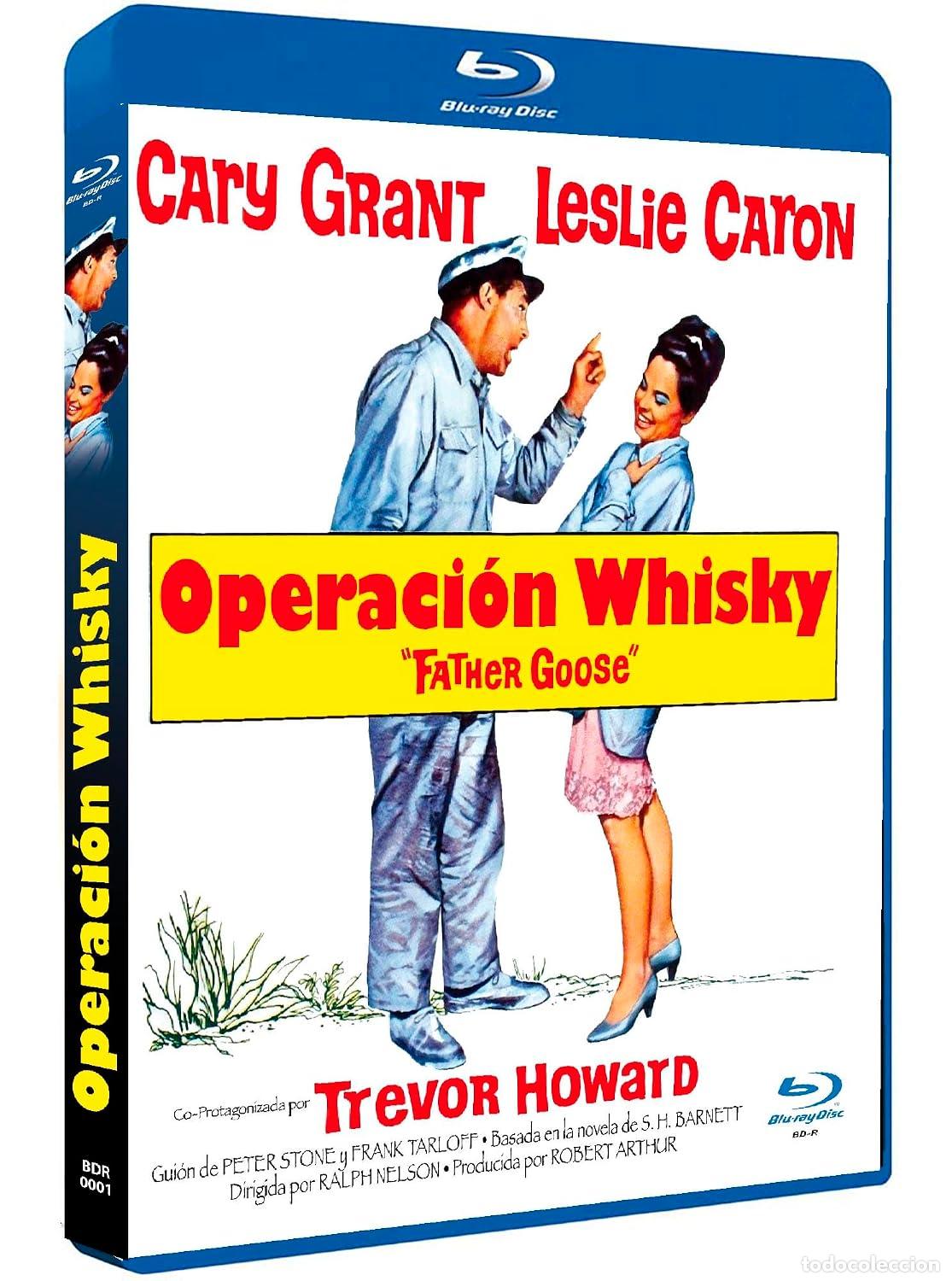 Cine: Operaci&oacute;n Whisky [Blu-ray R] 1964 Father Goose - NUEVO