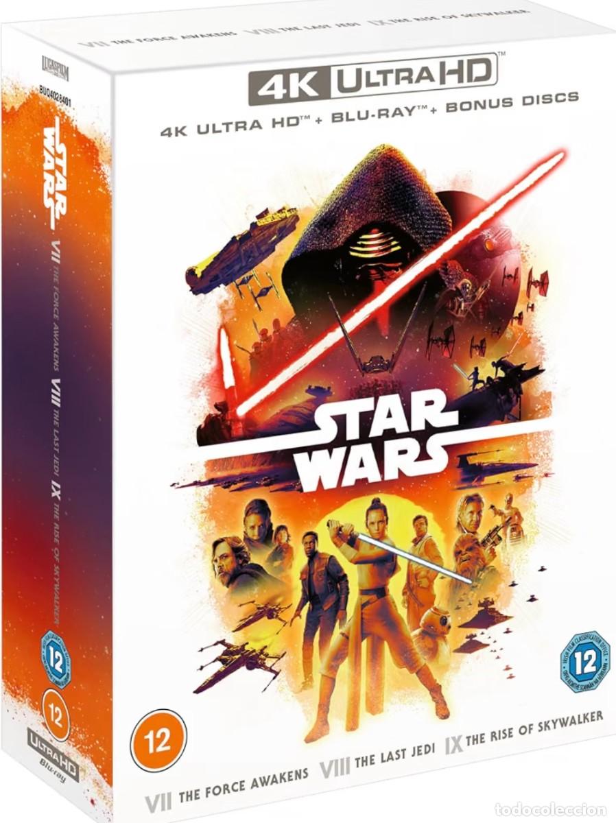 Cine: PACK TRILOGIA STAR WARS (IV-V-VI) NARANJA- EDICION COLECCIONISTA 4K UHD