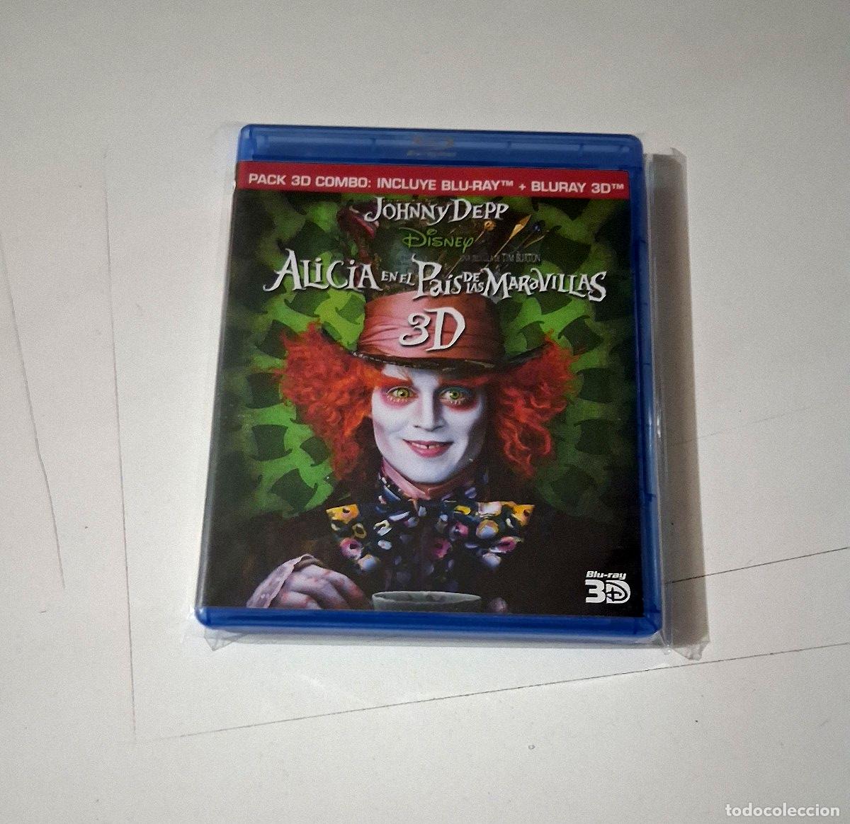 Cine: BLU-RAY &rdquo;ALICIA EN EL PAIS DE LAS MARAVILLAS&rdquo; BLU-RAY 3D + BLU-RAY TIM BURTON