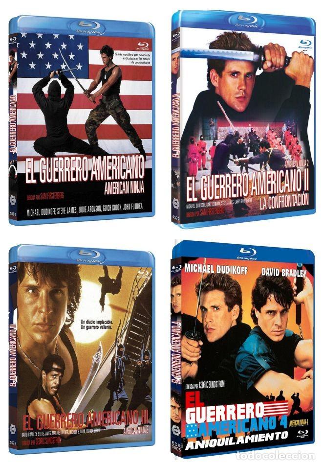 Cine: QUATRILOGIA EL GUERRERO AMERICANO I-II-III-IV - BLU-RAY