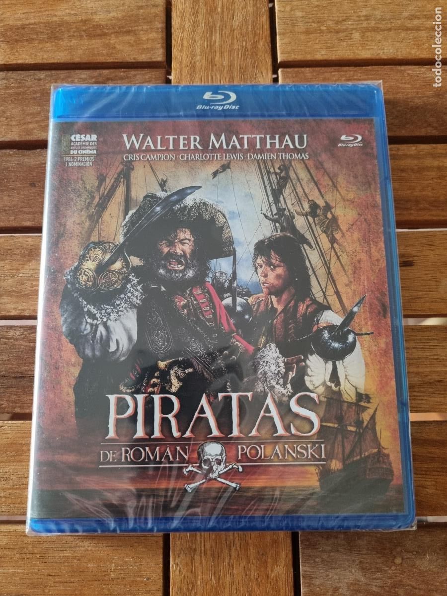 Cine: Piratas - Blu-ray nuevo - Pirates - Roman Polanski - Waltter Matthau