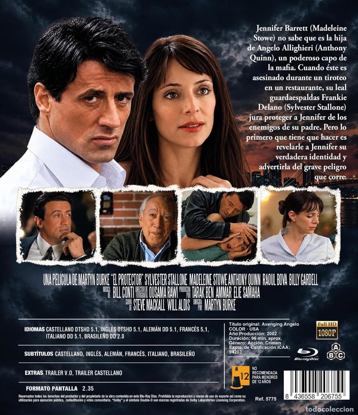 Cine: N1126 El Protector BD 2002 Avenging Angelo - NUEVO - Foto 2