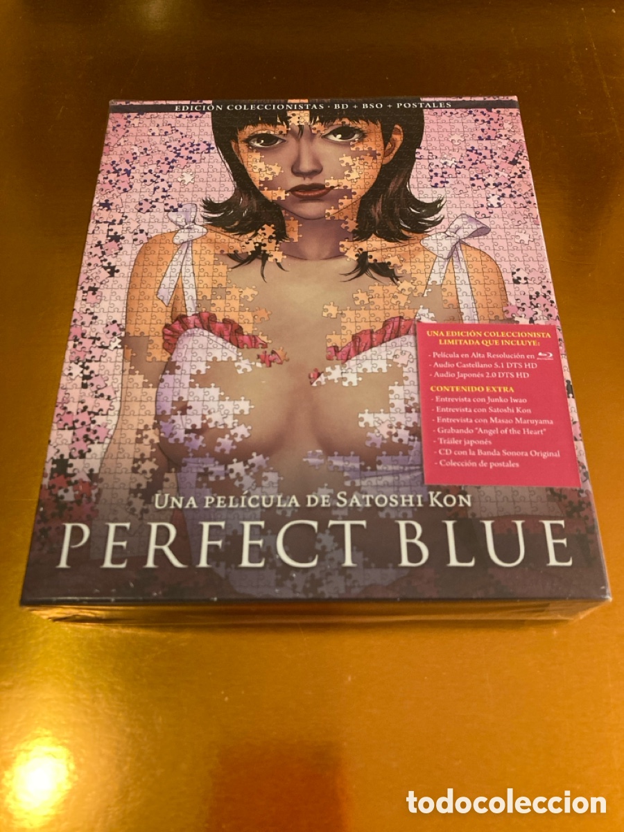 Cine: Perfect Blue (Edici&oacute;n Coleccionista Limitada) - Satoshi Kon - Digipak (BD + BSO CD + Postales)