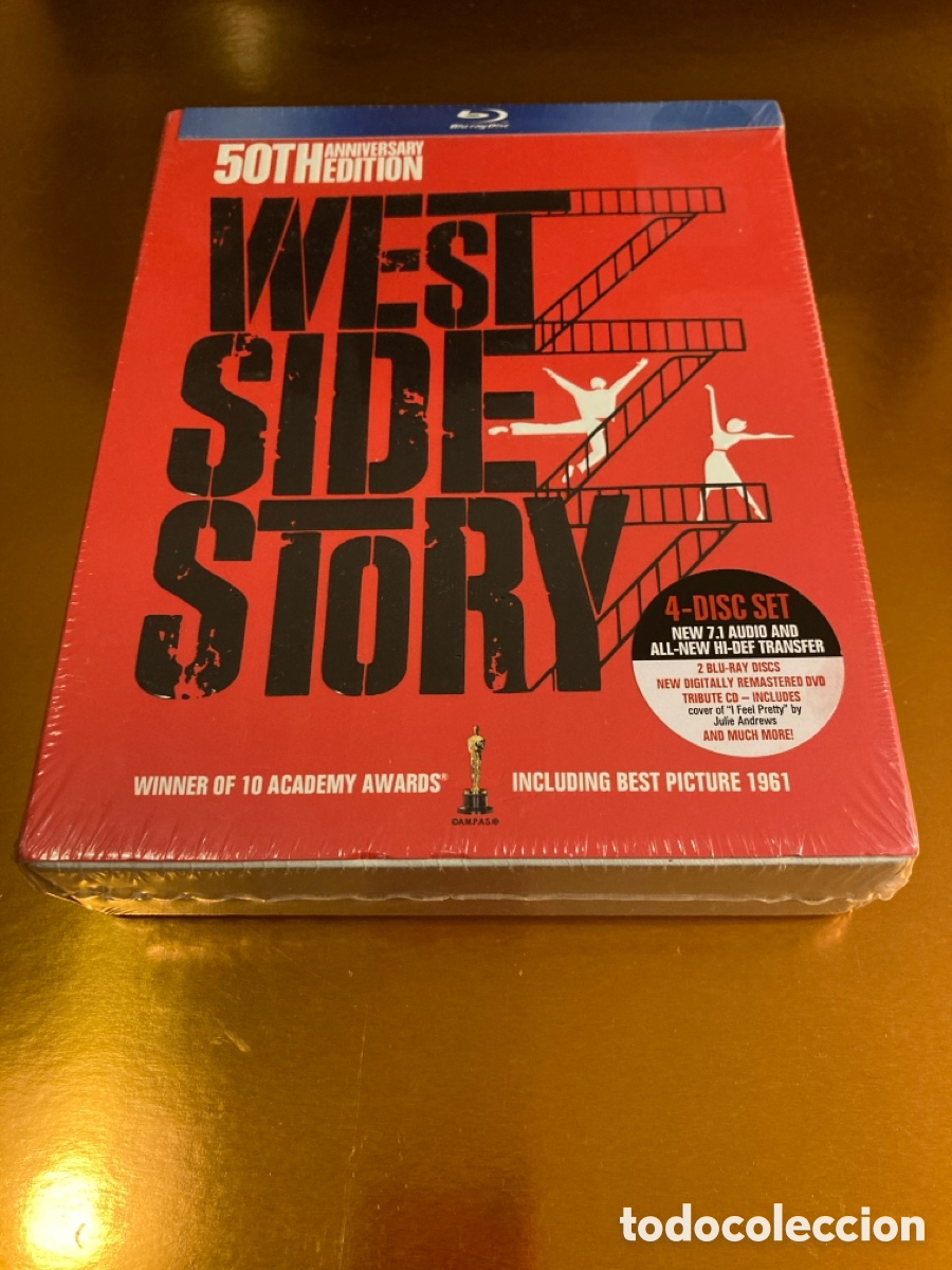 Cine: West Side Story - Edici&oacute;n Limitada Coleccionista 50 Aniversario (2 BD + DVD + CD + Libro