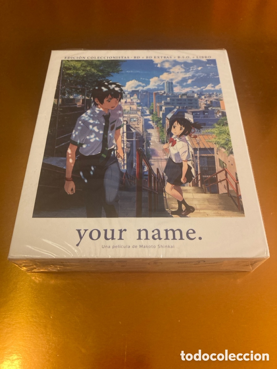 Cine: Your Name (Edici&oacute;n Coleccionistas) - Makoto Shinkai - Caja R&iacute;gida Blu-ray + CD BSO + Libro 100 p&aacute;gs