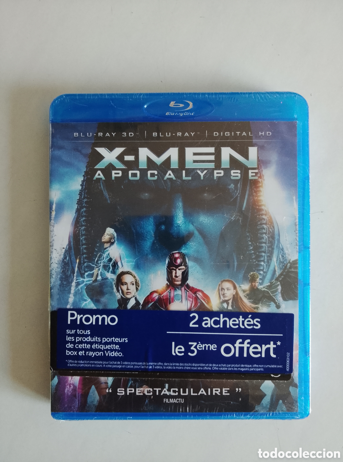 Cine: PELICULA BLU-RAY + 3D X-MEN APOCALYPSE (2 DISCOS) (VERSI&Oacute;N ORIGINAL INGL&Eacute;S) SIN ABRIR PRECINTADA