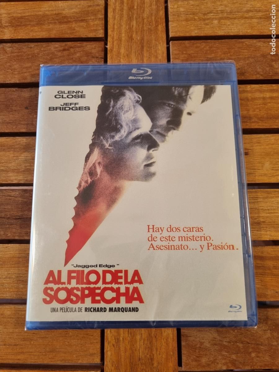 Cine: Al filo de la sospecha - Blu-ray nuevo - Jagged Edge - Glenn Close y Jeff Bridges
