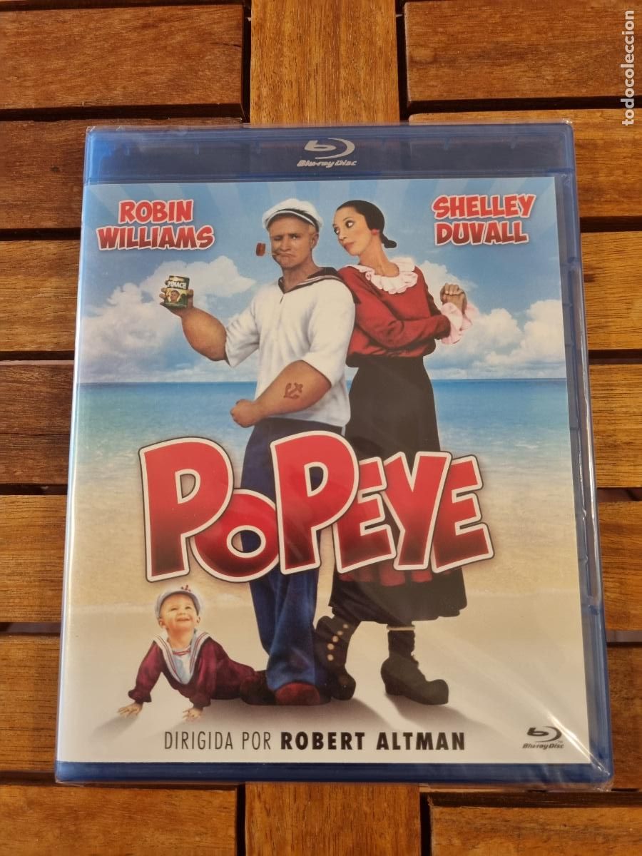 Cine: Popeye - Blu-ray nuevo - Robin Williams y Shelley Duvall