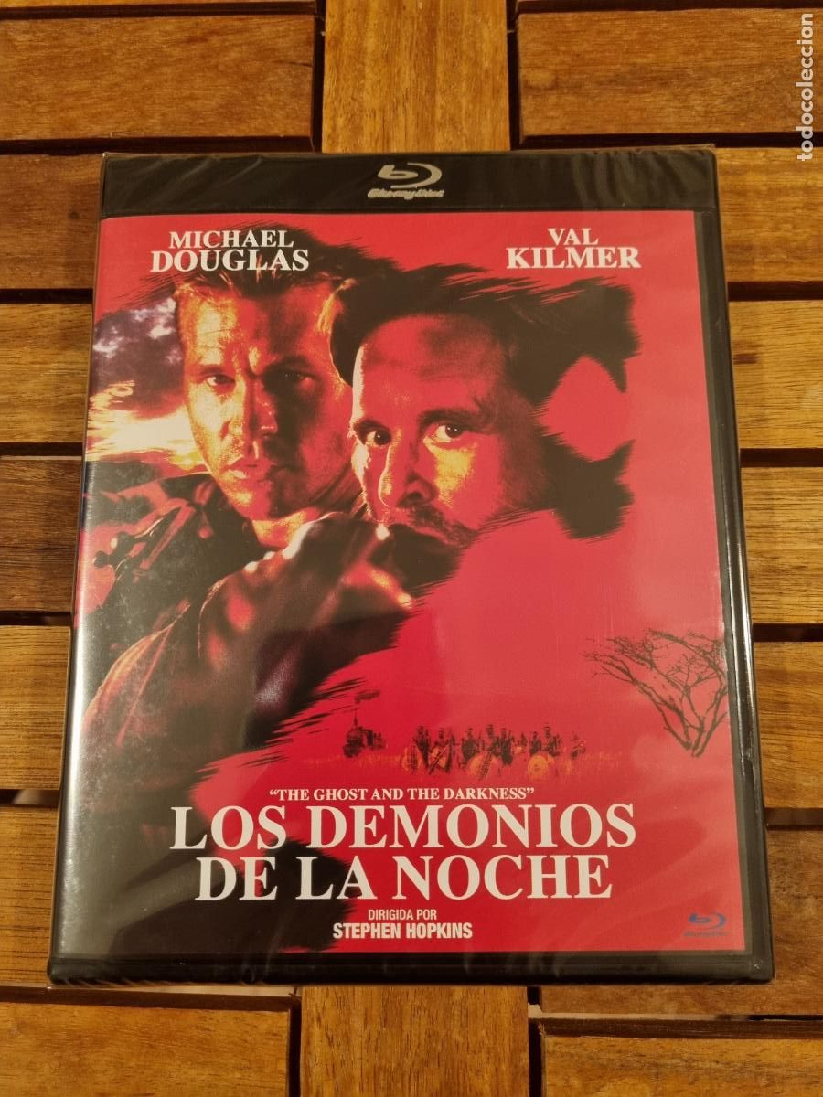 Cine: Los Demonios de la noche - Blu-ray nuevo - The ghost and the darkness - Michael Douglas y Val Kilmer
