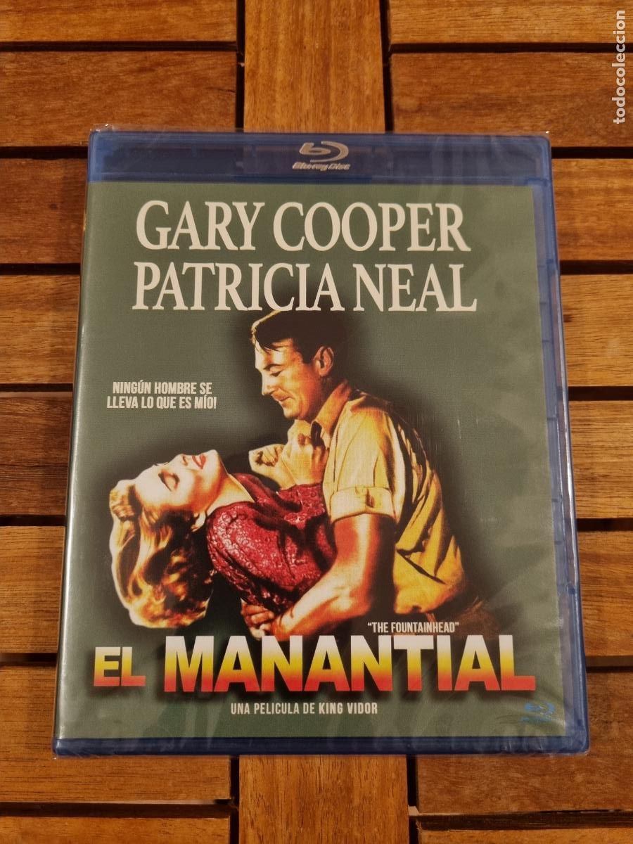 Cine: El manantial - Blu-ray nuevo - The fountainhead - Gary Cooper y Patricia Neal