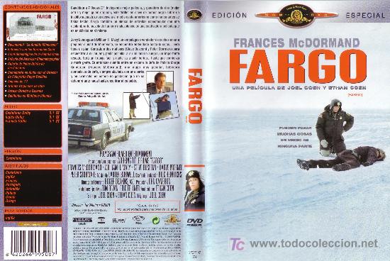 Cine: DVD ORIGINAL * FARGO * (EDICI&Oacute;N ESPECIAL. 1&ordf; EDICI&Oacute;N). Dtor. Hnos. COEN. DESCATALOGADO. PRECINTADO