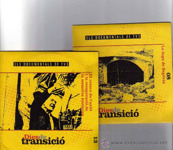 Cinema: 2 DVD DOCUMENTALES: LA FUGA DE SEGOVIA + EL RETORN DE L&acute;EXILI