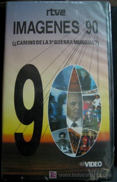 Kino: Cinta video VHS original Imagenes 90 (&iquest;camino de la 3&ordf; guerra mundial?) RTVE 1990