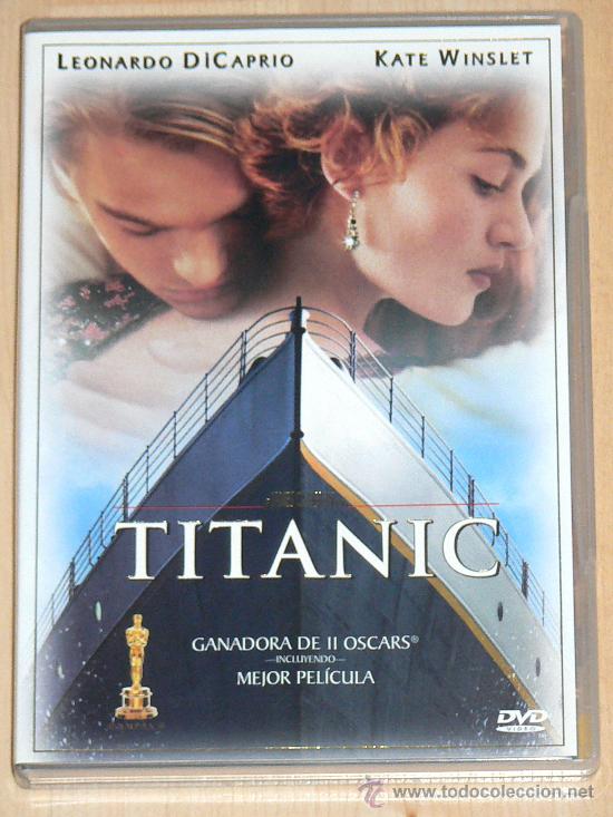 Cine: DVD TITANIC.1&ordf; EDICI&Oacute;N DESCATALOGADA. NOMBRES CON LETRAS DORADAS E ILUSTRACIONES POR DENTRO