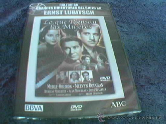 Cinema: LO QUE PIENSAN LAS MUJERES. DVD DE LA PELICULA DE ERNST LUBITSCH. CON MERLE OBRERON. COMEDIA.