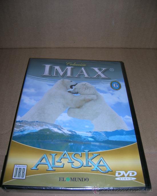 Cine: DVD de la colecci&oacute;n IMAX, n&ordm; 6. Alaska espiritu salvaje. nuevo, precintado.