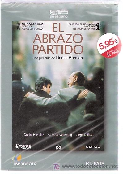 Cinema: CINE - PELICULAS EN DVD - EL ABRAZO PARTIDO - DANIEL HENDLER - ADRIANA AIZENBERG - JORGE D'ELIA