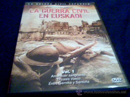 Cin&eacute;ma: LA GUERRA CIVIL EN EUSKADI. VOL. 1. DVD DOCUMENTAL DE 165 MINUTOS.