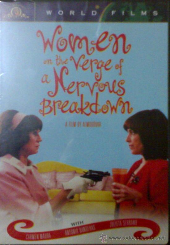Cine: DVD ALMODOVAR MUJERES AL BORDE DE UN ATAQUE DE NERVIOS Nueva. IMPORT. ZONA 1. original,