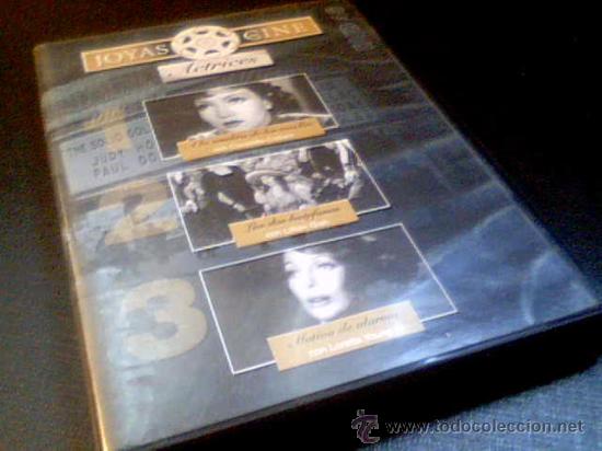Cinema: JOYAS DEL CINE. ACTRICES. DVD CON 3 PELICULAS: MOTIVO DE ALARMA. LAS DOS HUERFANAS. A LA SOMBRA DE..