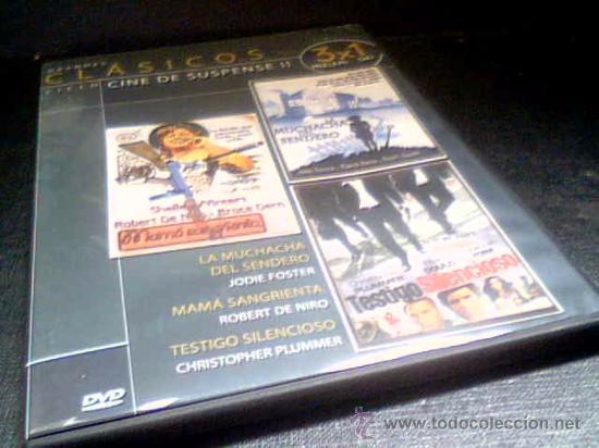 Cinema: GRANDES CLASICOS. CINE DE SUSPENSE II. DVD CON 3 PELICULAS: MAMA SANGRIENTA. LA MUCHACHA DEL SENDERO