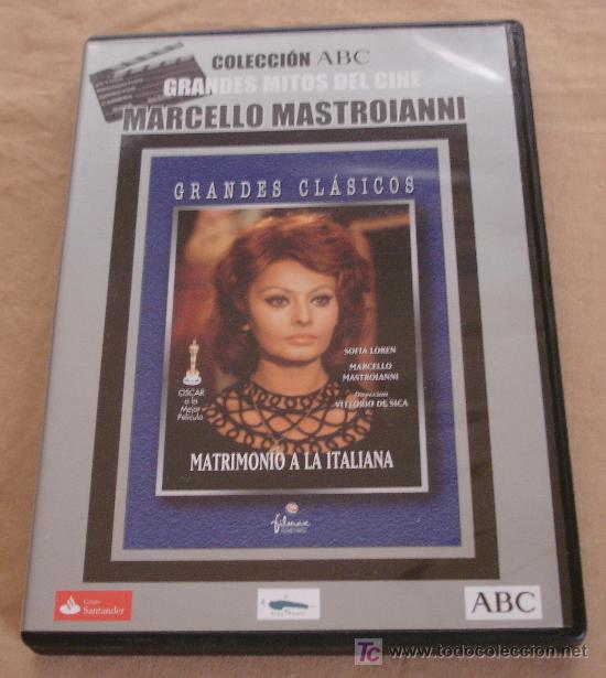 Kino: MATRIMONIO A LA ITALIANA - SOFIA LOREN - MARDCELLO MASTROIANNI - COLECCION ABC.