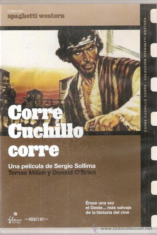 Cinema: DVD SPAGHETTI WESTERN CORRE CUCHILLO CORRE TOMAS MILLIAN SERGIO SOLLIMA