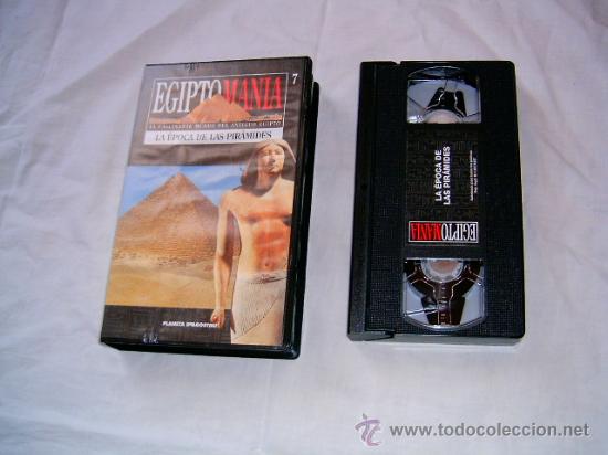 Cine: EGIPTOMAN&Iacute;A. LA &Eacute;POCA DE LAS PIR&Aacute;MIDES. DOCUMENTAL DEL ANTIGUO EGIPTO EN VHS
