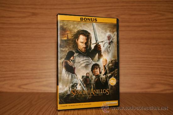 Cine: EL SE&Ntilde;OR DE LOS ANILLOS, EL RETORNO DEL REY: BONUS