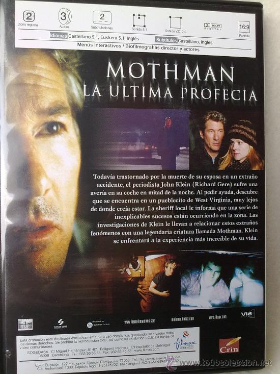 Cine: MOTHMAN, LA &Uacute;LTIMA PROFEC&Iacute;A - Foto 2