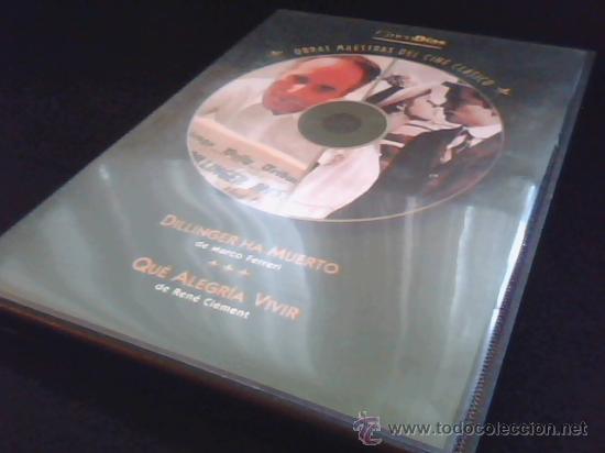 Cinema: DILLINGER HA MUERTO. QUE ALEGRIA VIVIR. DVD CON 2 PELICULAS. OBRAS MAESTRAS DEL CINE CLASICO.