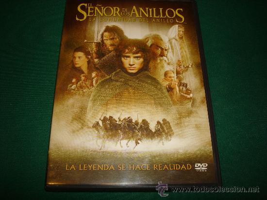 Cine: EL SE&Ntilde;OR DE LOS ANILLOS &rdquo;LA COMUNIDAD DEL ANILLO&rdquo;. 2 DVD