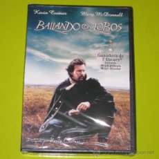 Cine: DVD.- BAILANDO CON LOBOS - 7 OSCARS - KEVIN COSTNER - DESCATALOGADA - PRECINTADA. Lote 28815136