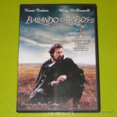 Cine: DVD.- BAILANDO CON LOBOS - 7 OSCARS - KEVIN COSTNER - DESCATALOGADA. Lote 29690005