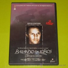 Cine: DVD.- BAILANDO CON LOBOS (MONTAJE DEL DIRECTOR - 2 DVDS) - 7 OSCARS - KEVIN COSTNER - DESCATALOGADA. Lote 29690007
