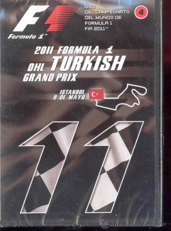 Cine: DVD DEL CAMPEONATO DEL MUNDO FORMULA 1- 2011 - TURKISH GRAND PRIX - ISTAMBUL 8 DE MAYO