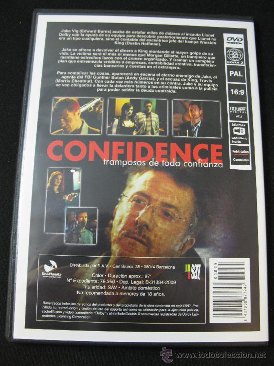 Cine: CONFIDENCE DVD - Foto 2