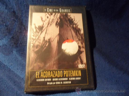 Cine: EL ACORAZADO POTEMKIM. DVD DE LA PELICULA DE SERGEI M EISENSTEIN. NUEVA A ESTRENAR. BLANCO Y NEGRO.