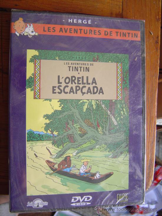 Cine: Video DVD. Les Aventures de Tintin.L'Orella Escap&ccedil;ada. ( Catal&aacute;n )