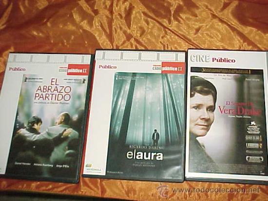 Cin&eacute;ma: EL AURA. EL ABRAZO PARTIDO. EL SECRETO DE VERA DRAKE. 3 DVD COLECCION CINE PUBLICO