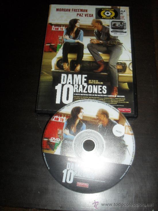 Cinema: DAME 10 RAZONES. MORGAN FREEMAN. PAZ VEGA. DVD. PELICULA. CASTELLANO.