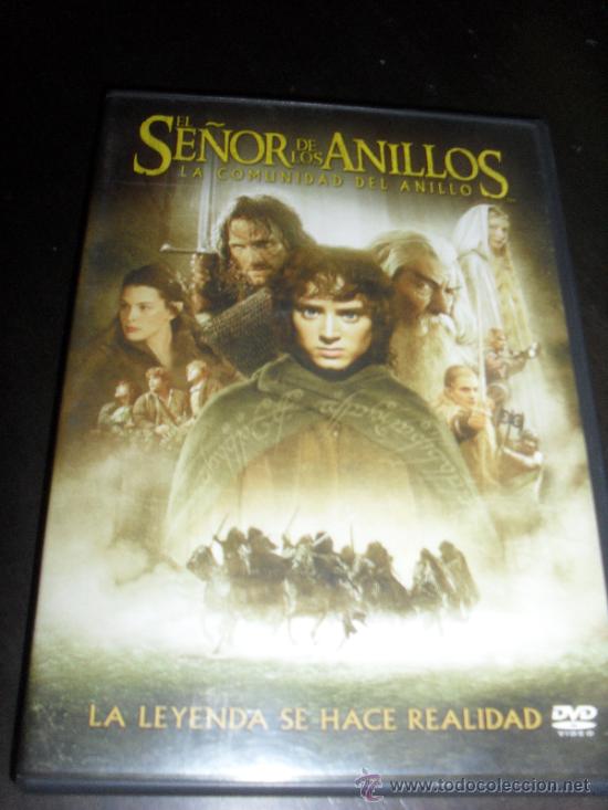 Cine: LA COMUNIDAD DEL ANILLO DE EL SE&Ntilde;OR DE LOS ANILLOS. Edici&oacute;n con doble DVD. PELICULA.CASTELLANO.